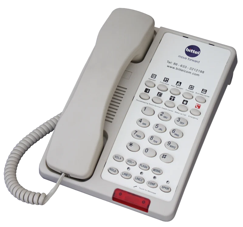 Bittel Uranus 38 HA9888(38)TSD Corded Telephone | Hospitality Desk / Wall Guestroom Telephone Phone