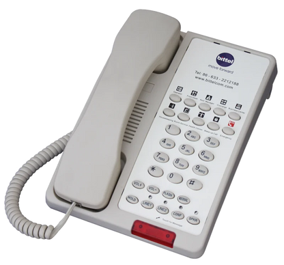 Bittel Uranus 38 HA9888(38)TSD Corded Telephone | Hospitality Desk / Wall Guestroom Telephone Phone