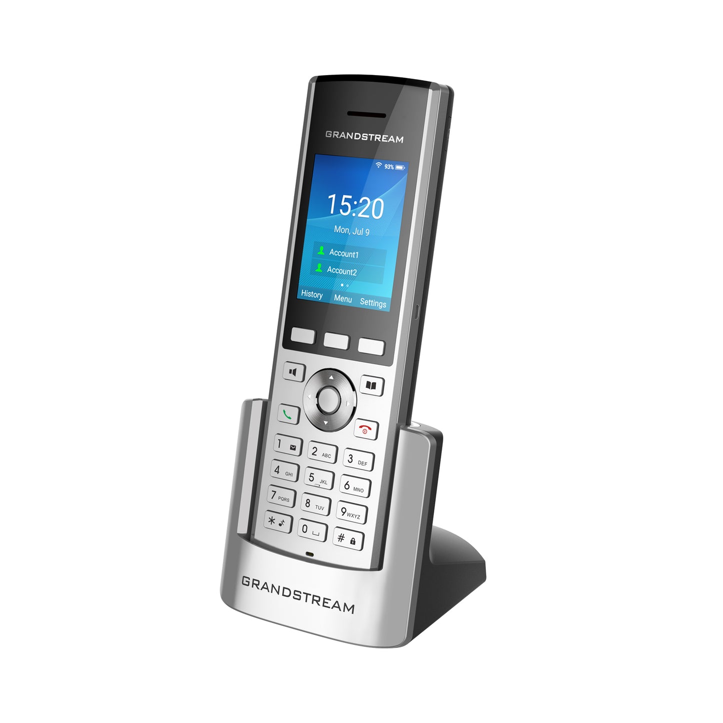 Grandstream WP820 Cordless Portable Wi-Fi IP Phone | Dual-Band Wi-Fi, Bluetooth